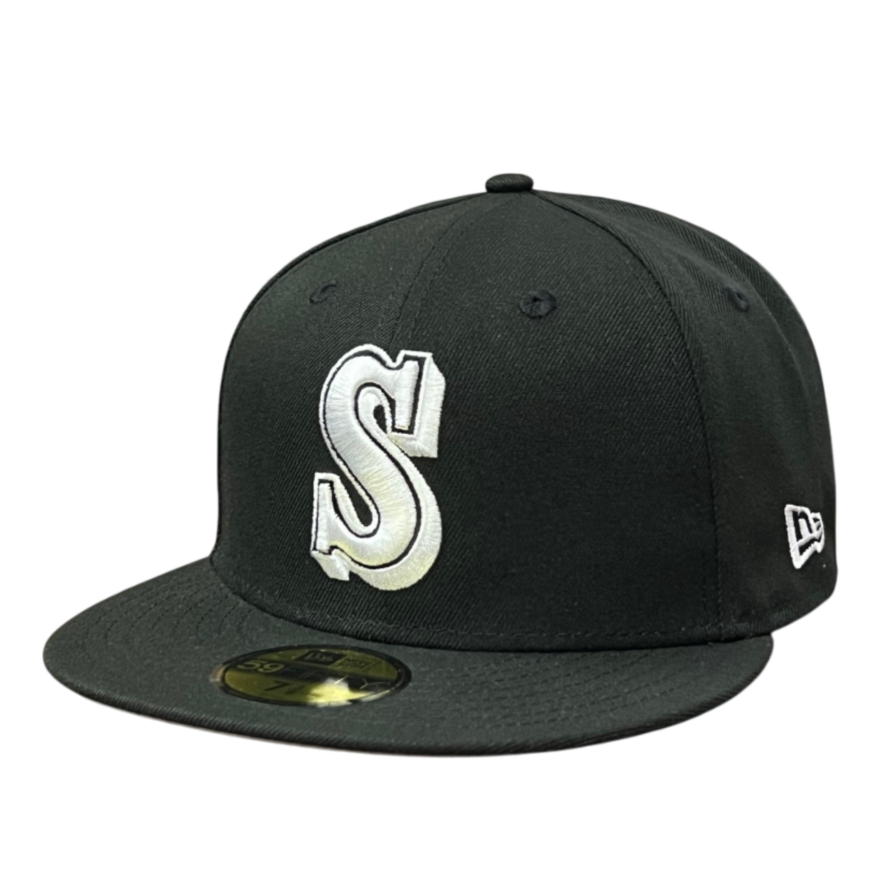 Seattle Mariners Cooperstown Black 59FIFTY Fitted Hat