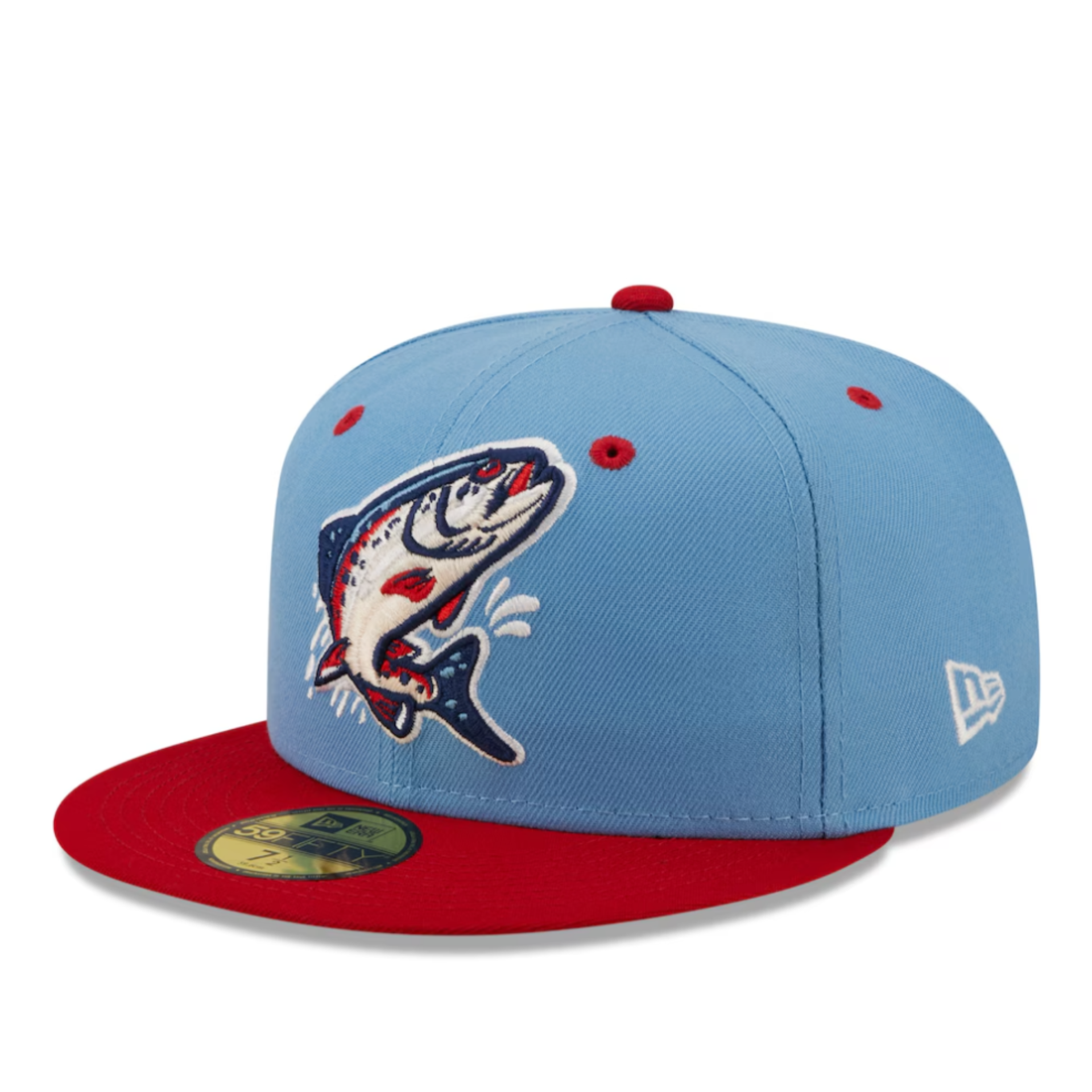 Minor Legue Indians Fish New Era Fitted Cap.