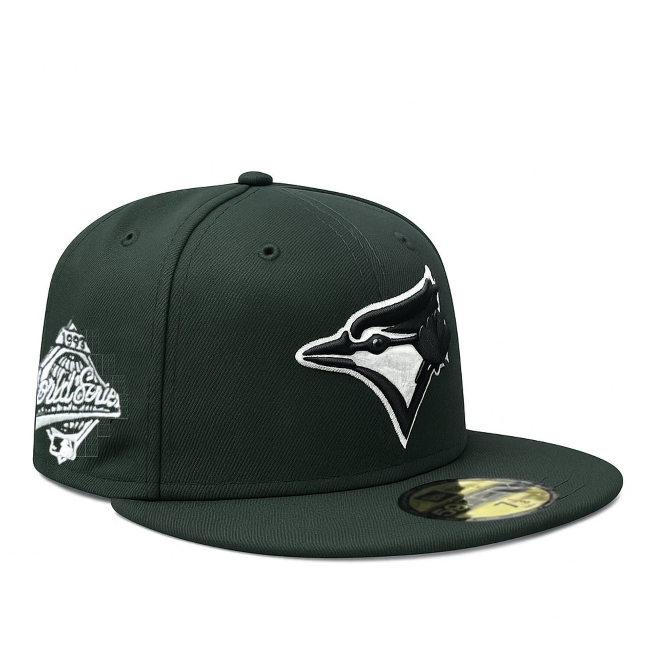 Toronto Blue Jays 1993 World Series Black White 59FIFTY Fitted Hat