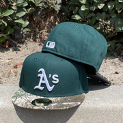 green camo oakland athletics new era 59fifty fitted hat