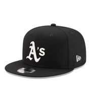 new era oakland atletics black 9fifty snapback hat