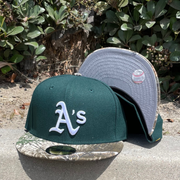 green camo oakland athletics new era 59fifty fitted hat