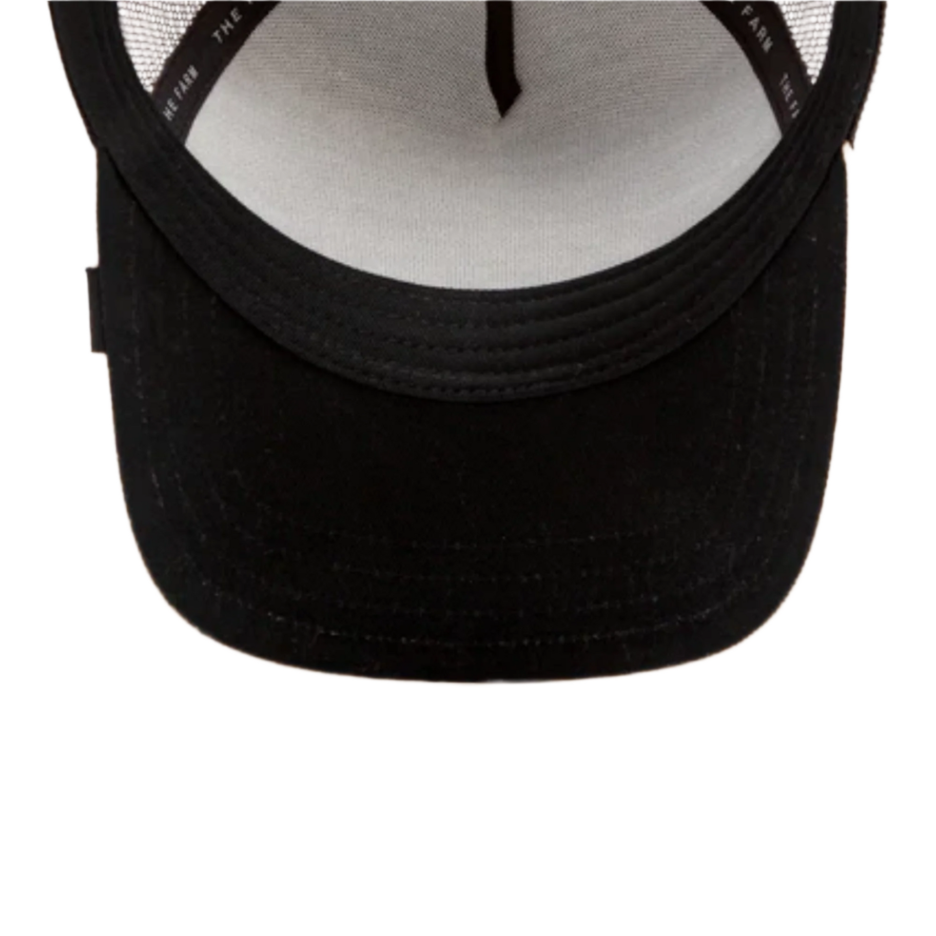 black under visor of goorin bros amigo dog snapback hat