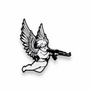 Angel Shooter Hat Pin front view