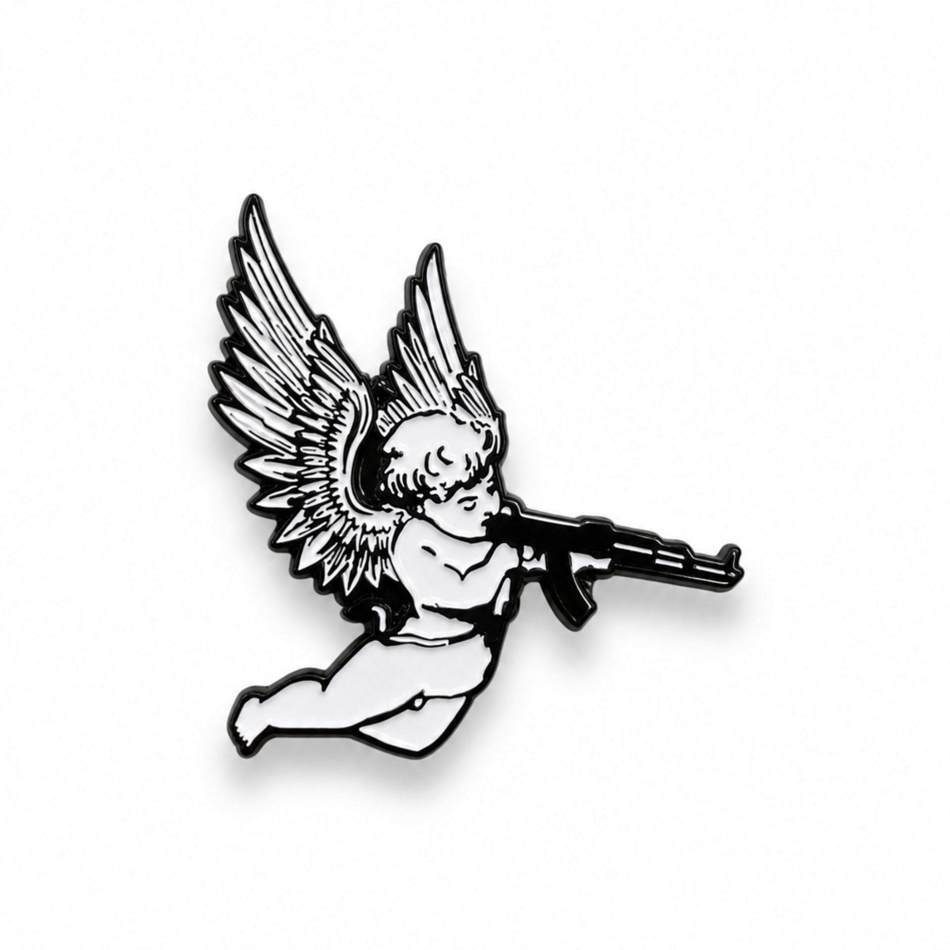 Angel Shooter Hat Pin front view