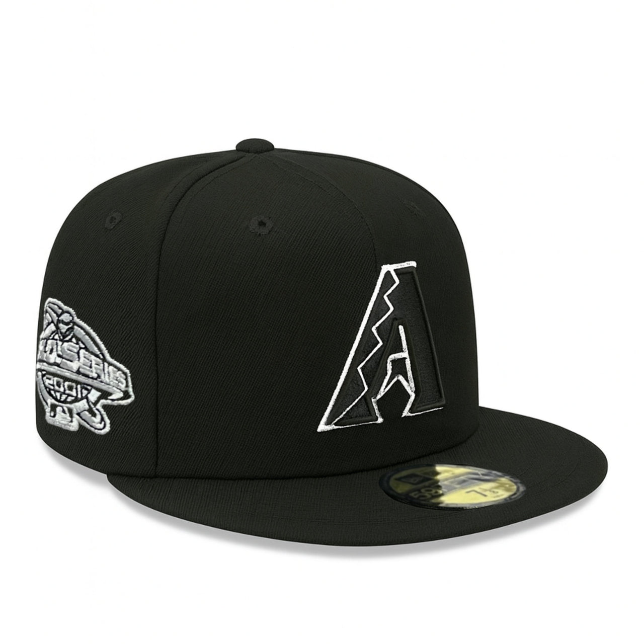 New Era Arizona Diamondbacks Black 2001 World Series Side Patch 59FIFTY Fitted Hat