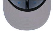 Gray Under Visor of New Era Arizona Diamondbacks Burgundy Black 9FIFTY Snapback Hat