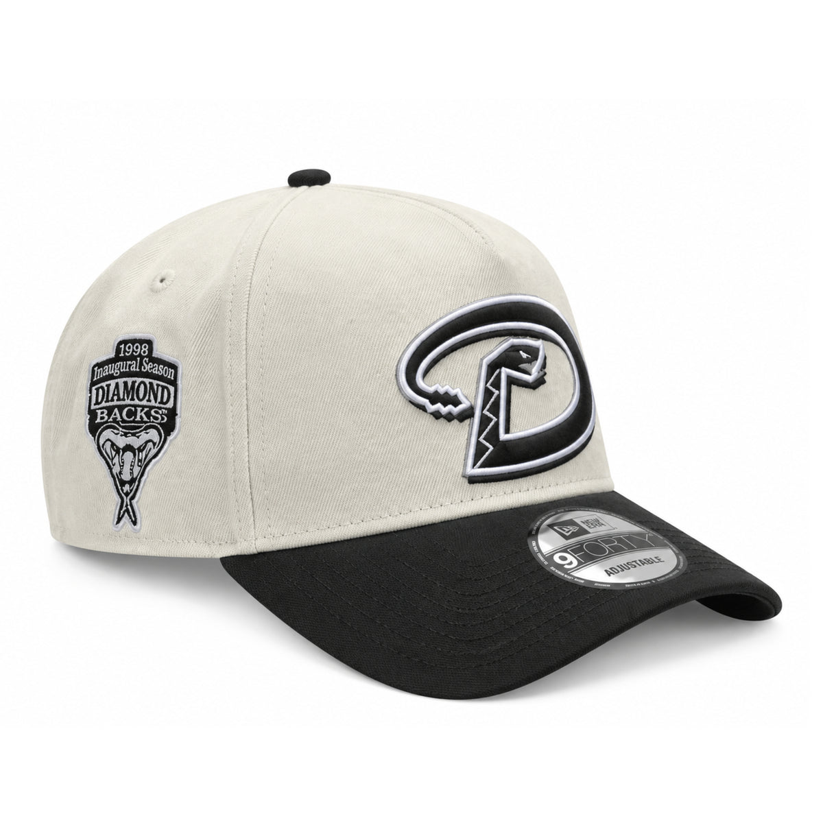New Era Arizona Diamondbacks Chrome/Black 9FORTY A-Frame Snapback