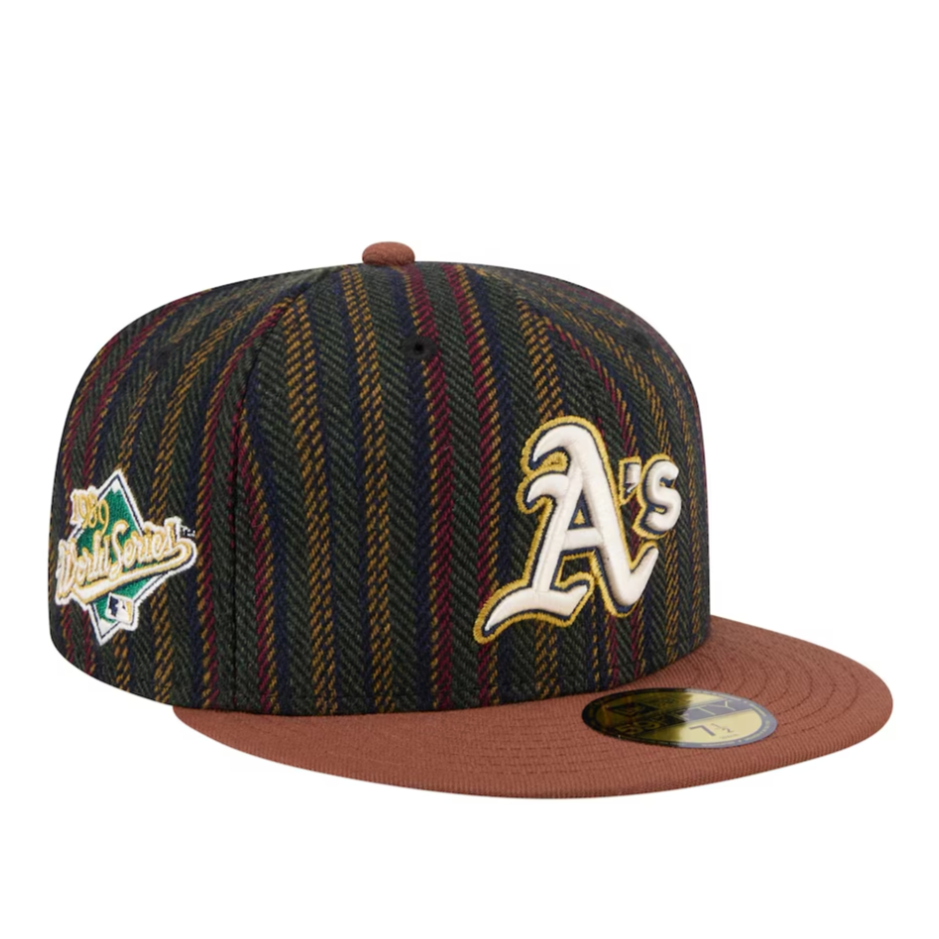 New Era Oakland Athletics Vintage Herringbone 59FIFTY Fitted Hat