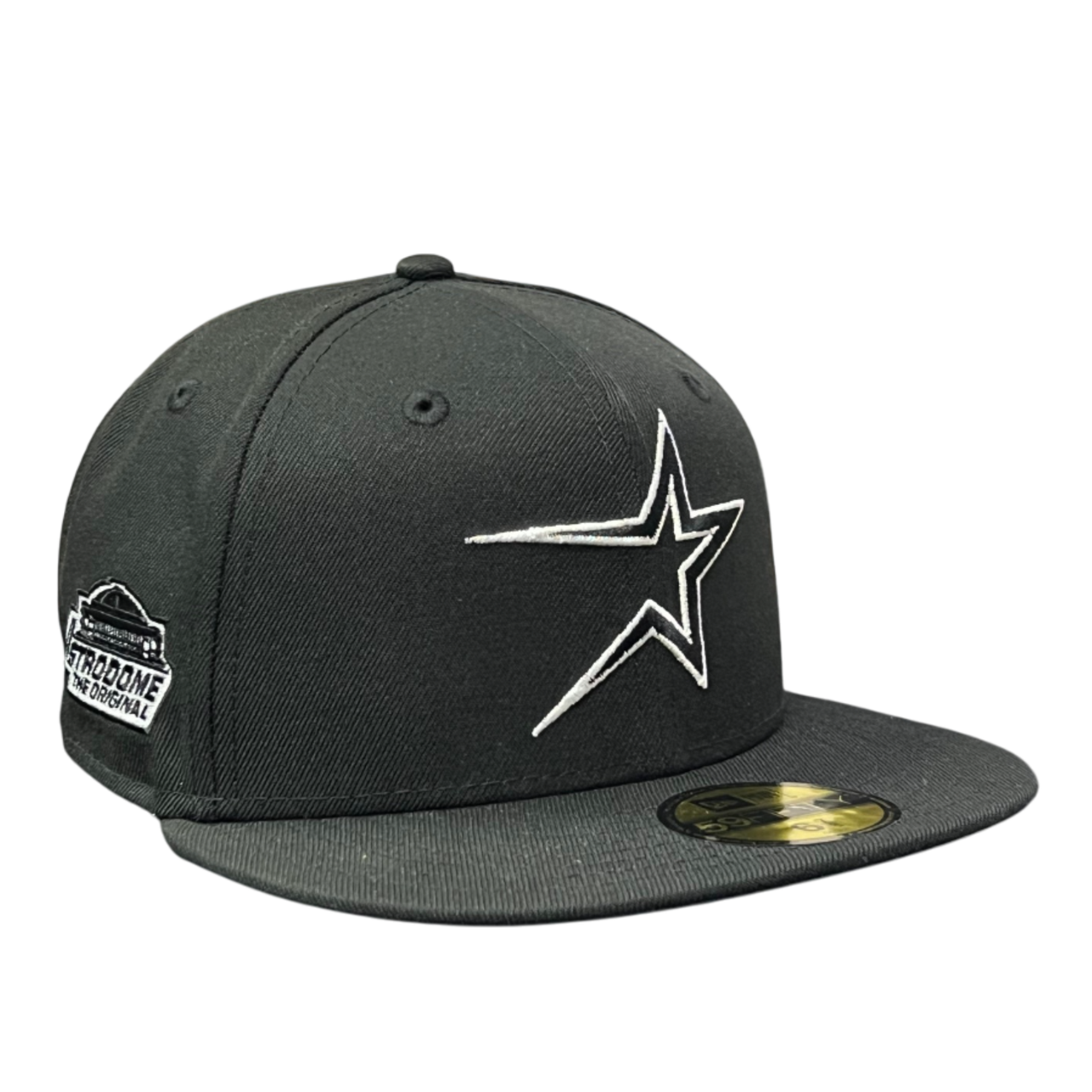 Houston Astros Cooperstown Astrodome Black 59FIFTY Fitted Hat
