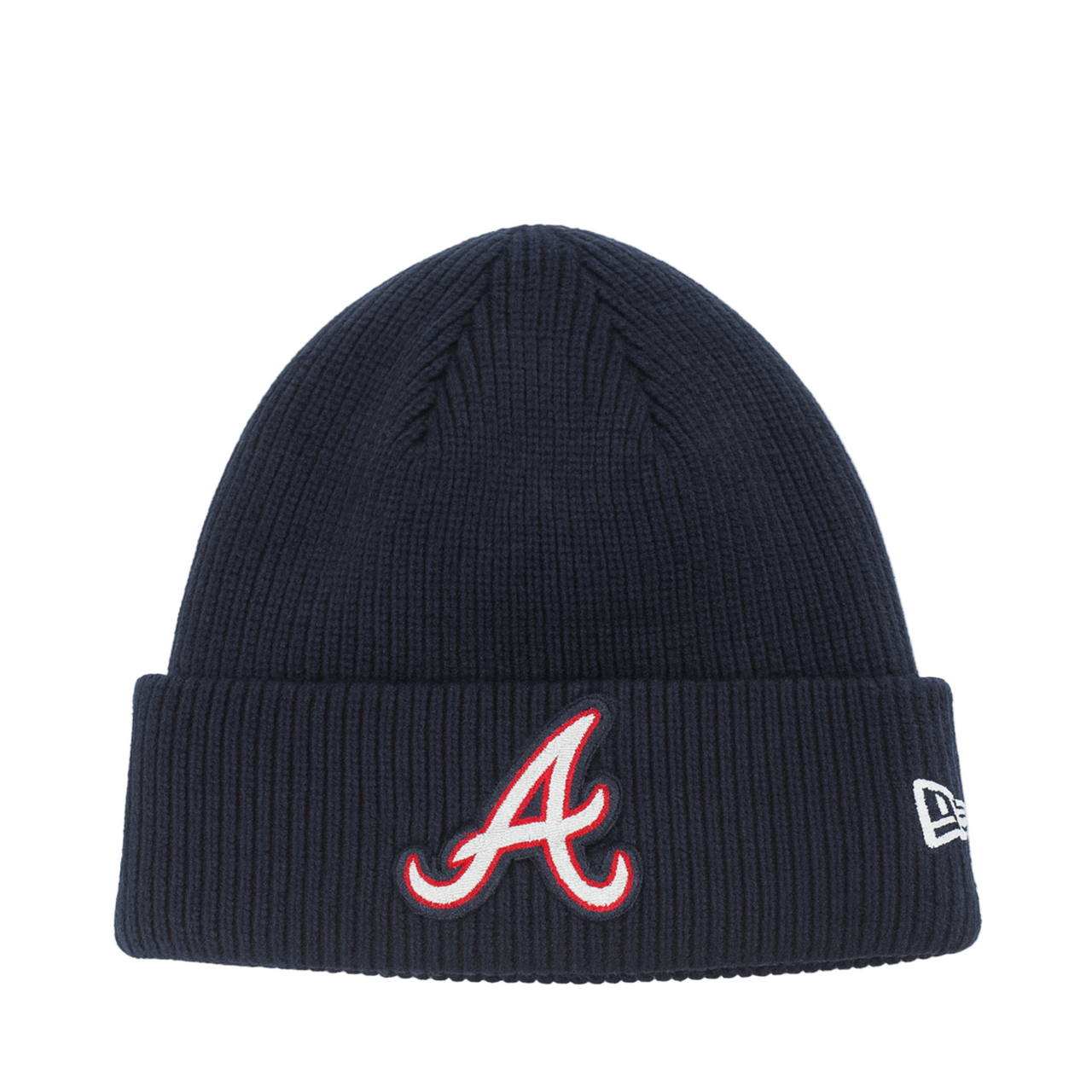 New Era Atlanta Braves Navy Men's Skull Knit Beanie