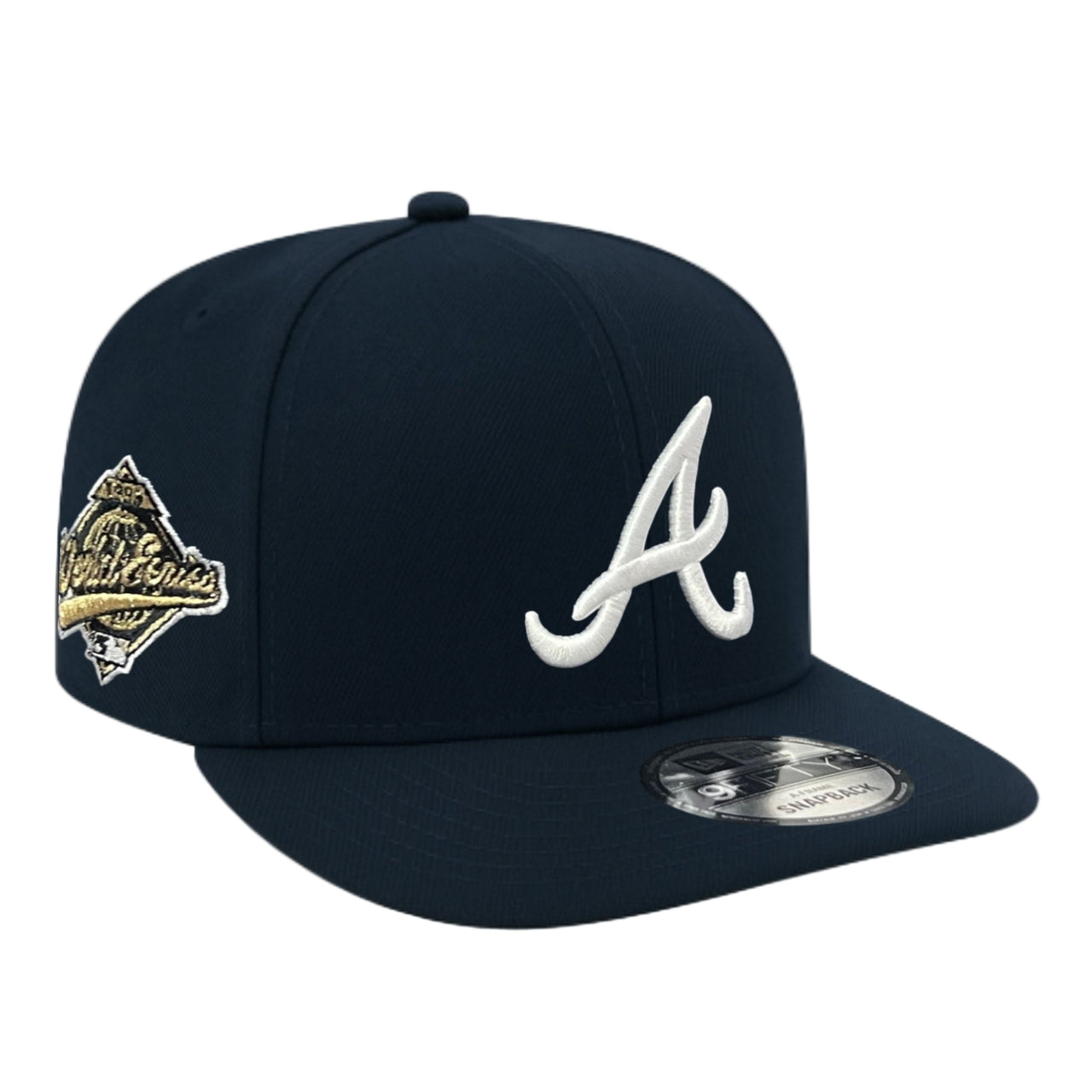 New Era Atlanta Braves World Series 1999 Navy 9FIFTY A-Frame Snapback Hat