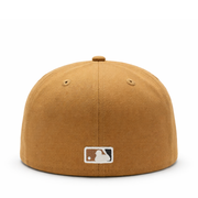 back of New Era Atlanta Braves Turner Field Light Bronze 59FIFTY Fitted Hat