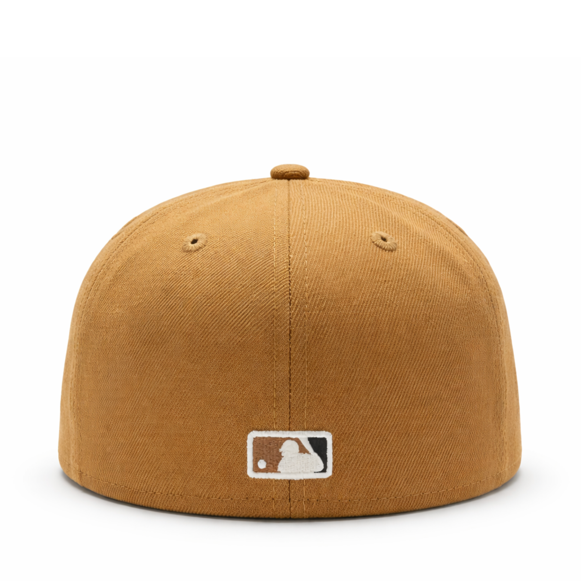 back of New Era Atlanta Braves Turner Field Light Bronze 59FIFTY Fitted Hat