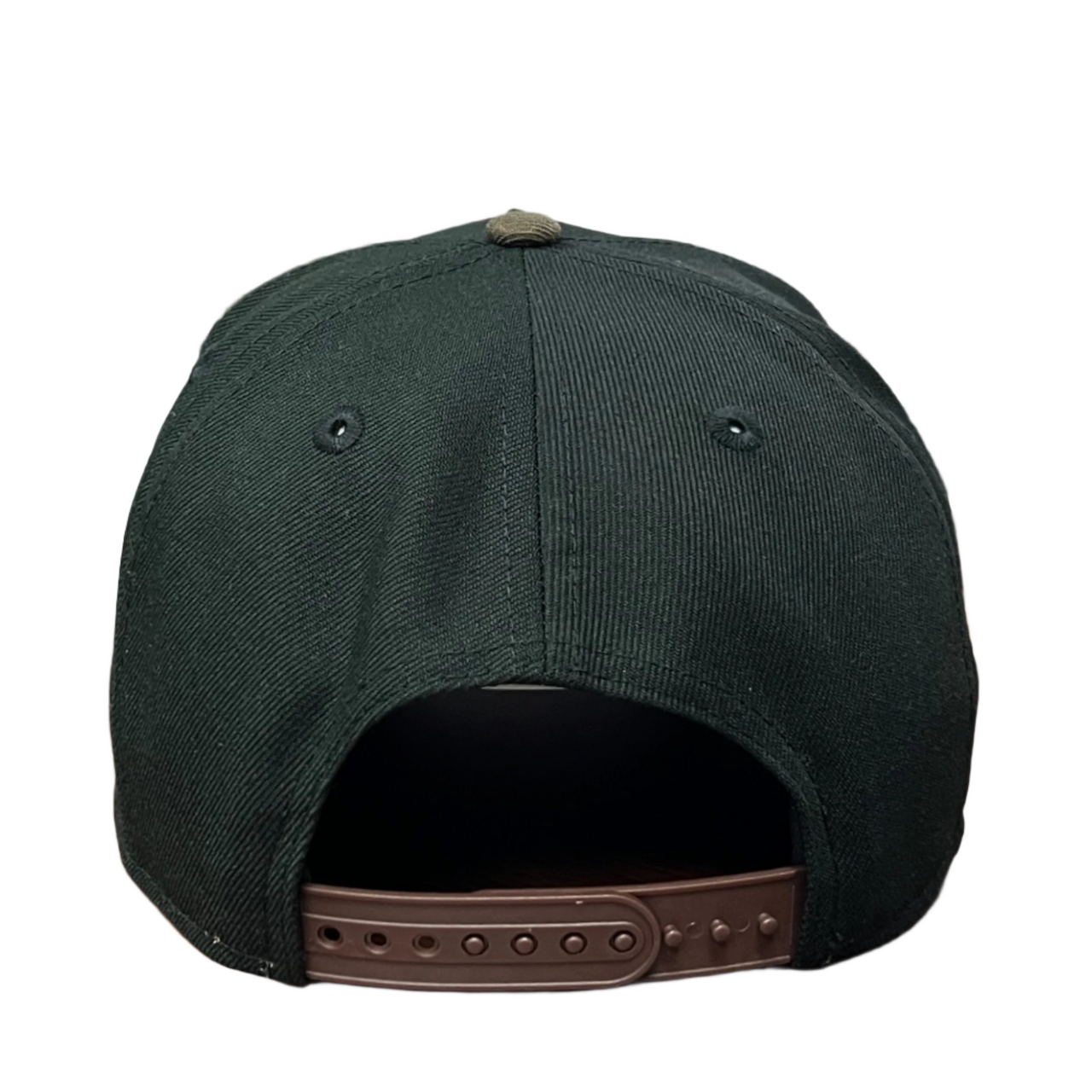 back of New Era Mexico Black Brown 9FORTY A-Frame Snapback