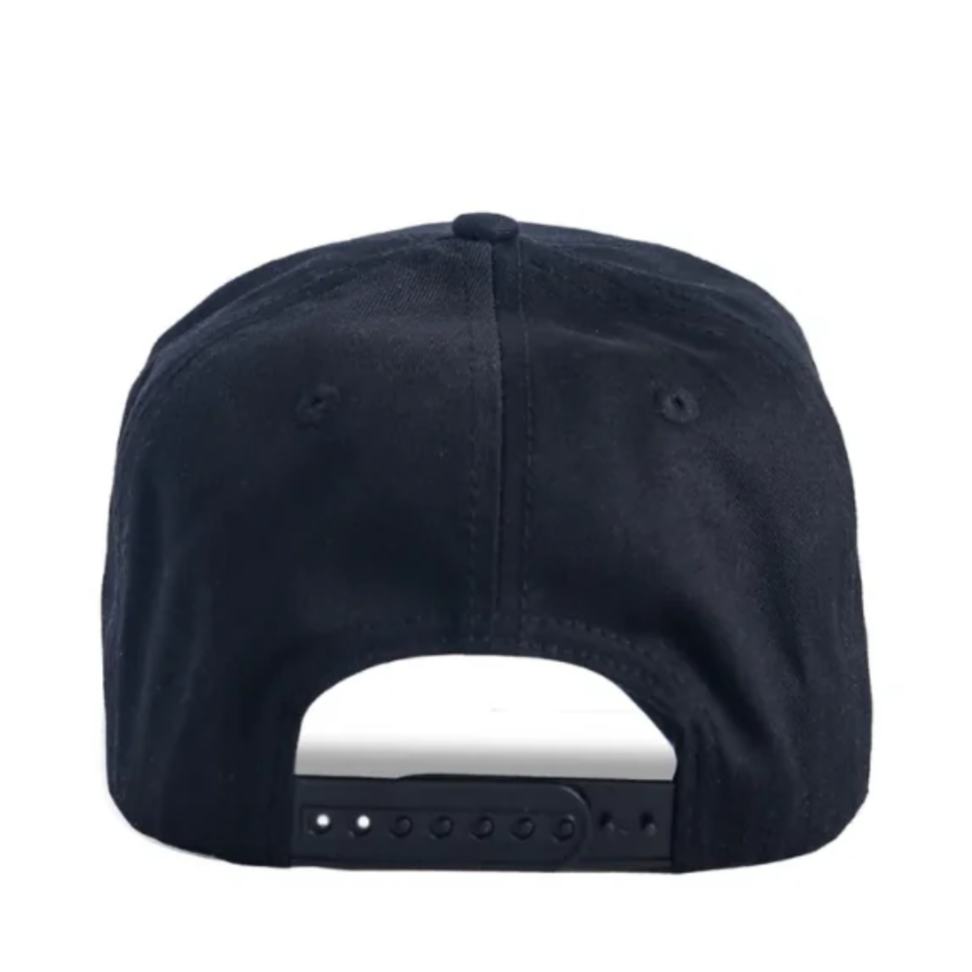 Back of Dad Gang Black and Red Snapback hat