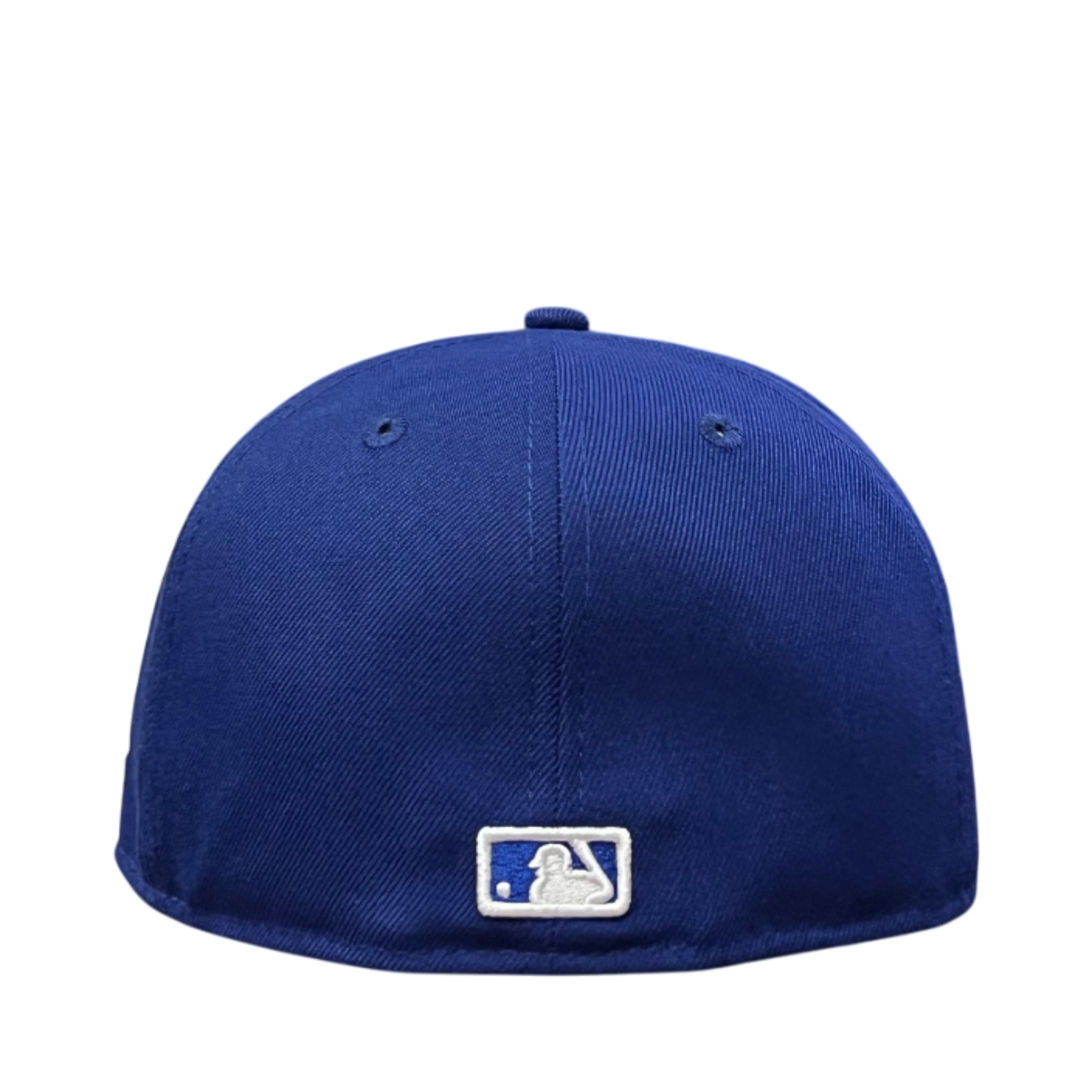 Back of New Era Toronto Blue Jays Royal Blue 59FIFTY Fitted Hat