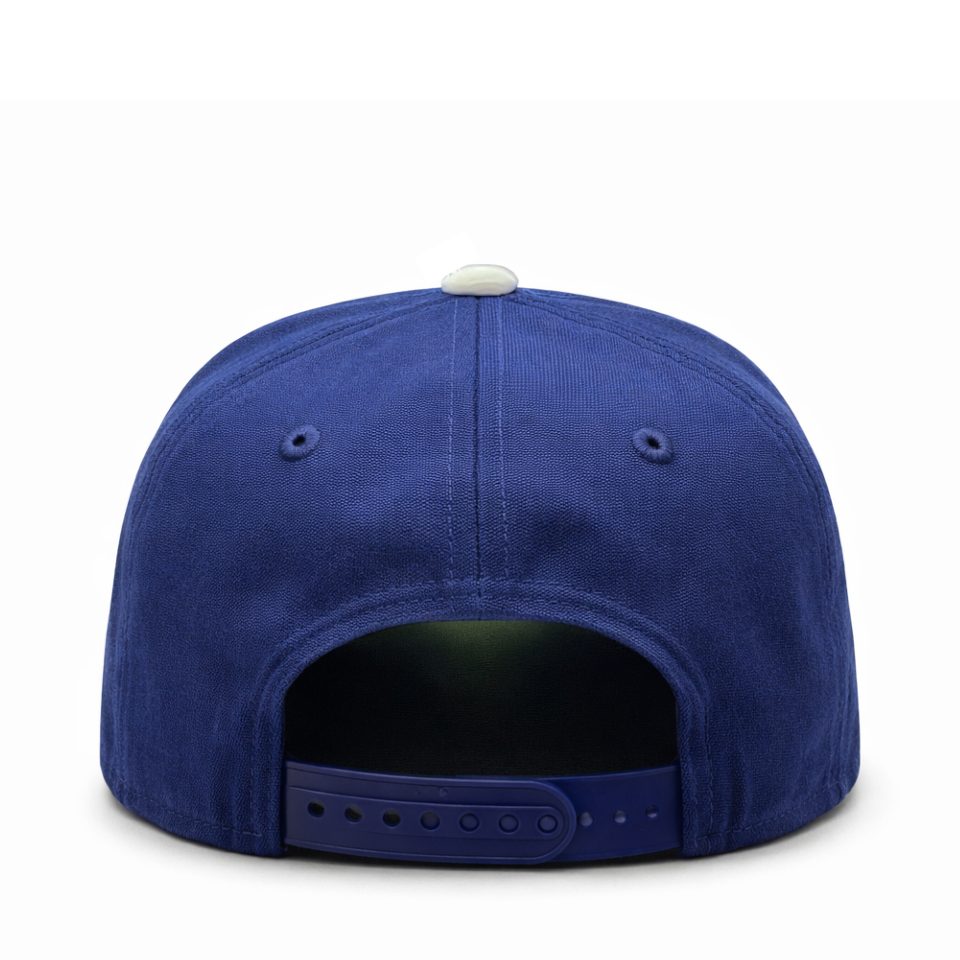 back of New Era Los Angeles Dodgers Cherry Blossom Royal Blue 9FORTY A-Frame Snapback