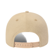 Back of New Era Los Angeles Dodgers Khaki 24 World Series Champion 9FORTY A-Frame Snapback Hat