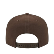Back of New Era Los Angeles Anaheim Angels Brown 9FIFTY Snapback Hat
