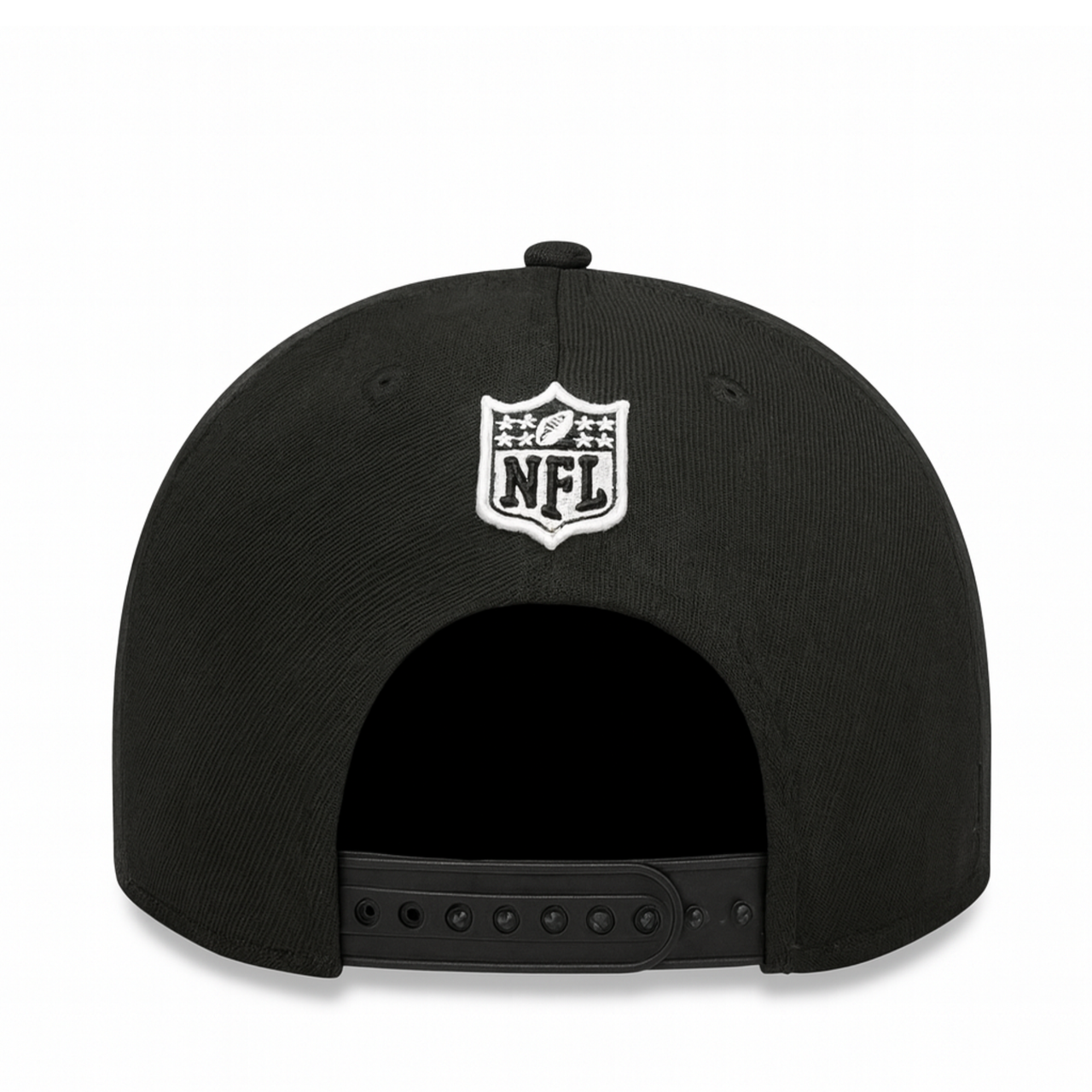 back of San Francisco 49ers Script Black 9FIFTY Snapback Hat