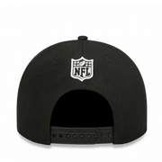 back of San Francisco 49ers Script Black 9FIFTY Snapback Hat