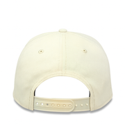 back view of Los Angeles Dodgers Chrome Pink Rose 9FORTY A-Frame Snapback