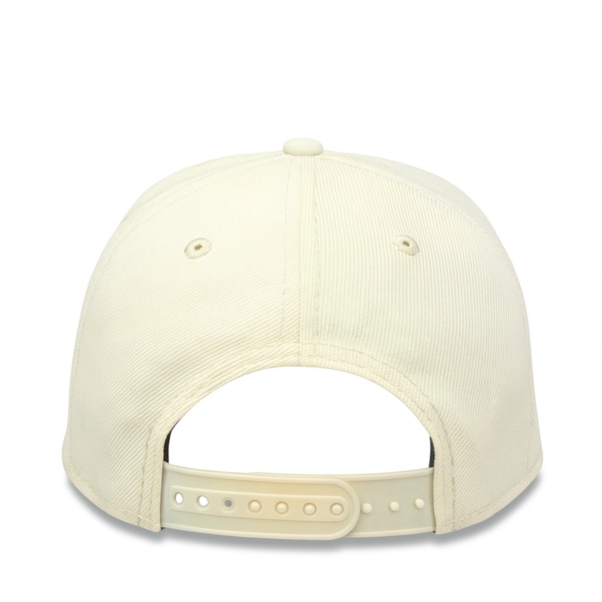 back view of Los Angeles Dodgers Chrome Pink Rose 9FORTY A-Frame Snapback