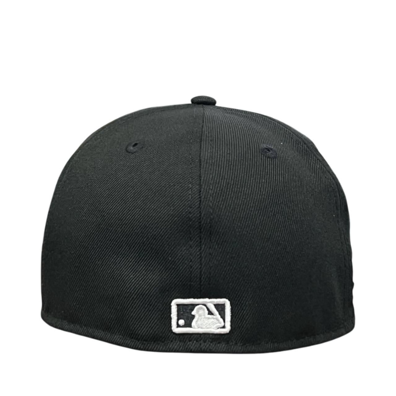 back of Colorado Rockies ASG 2021 Black White  59Fifty Fitted Hat