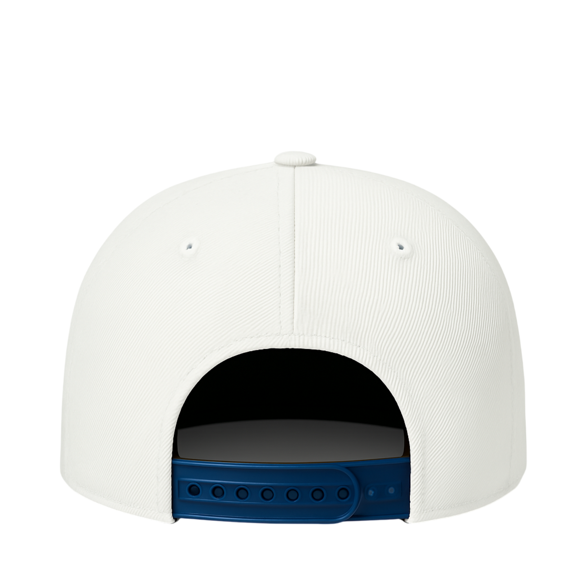back of New Era Los Angeles Dodgers Heaven on Earth Chrome Blue 9FORTY A-Frame Snapback Hat