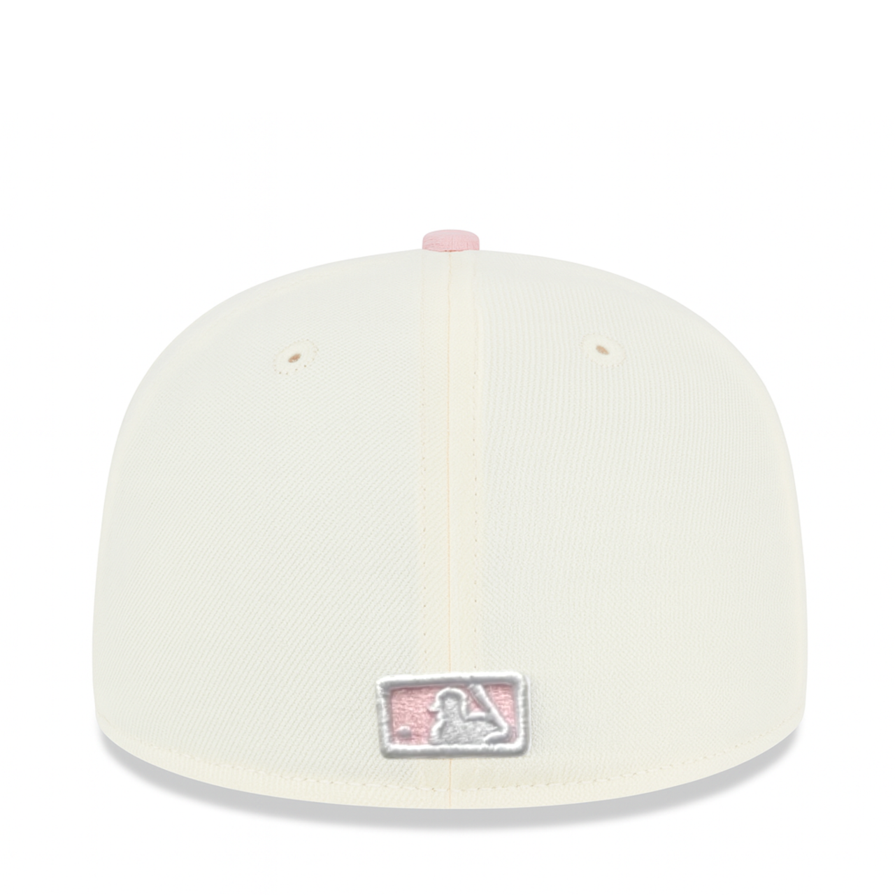 Back of New Era Los Angeles Dodgers Chrome Pink 59FIFTY Fitted Hat
