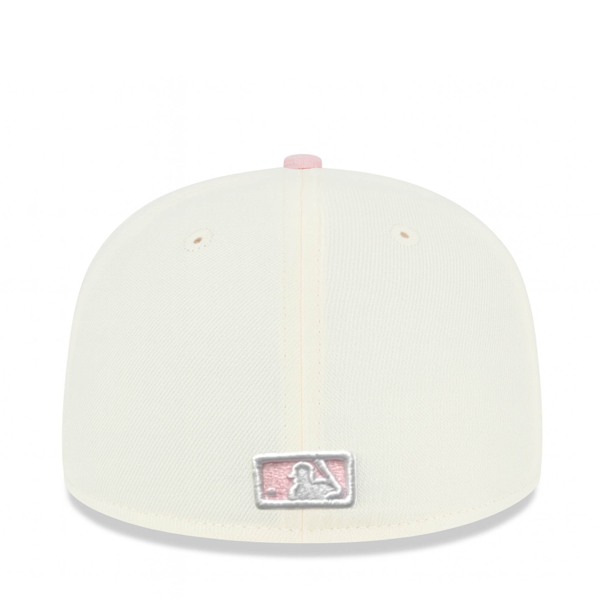 Back of New Era Los Angeles Dodgers Chrome Pink 59FIFTY Fitted Hat