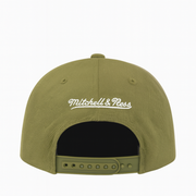 back of Los Angeles Dodgers Fashion Basic 60th Anniversary Olive Original Fit Snapback