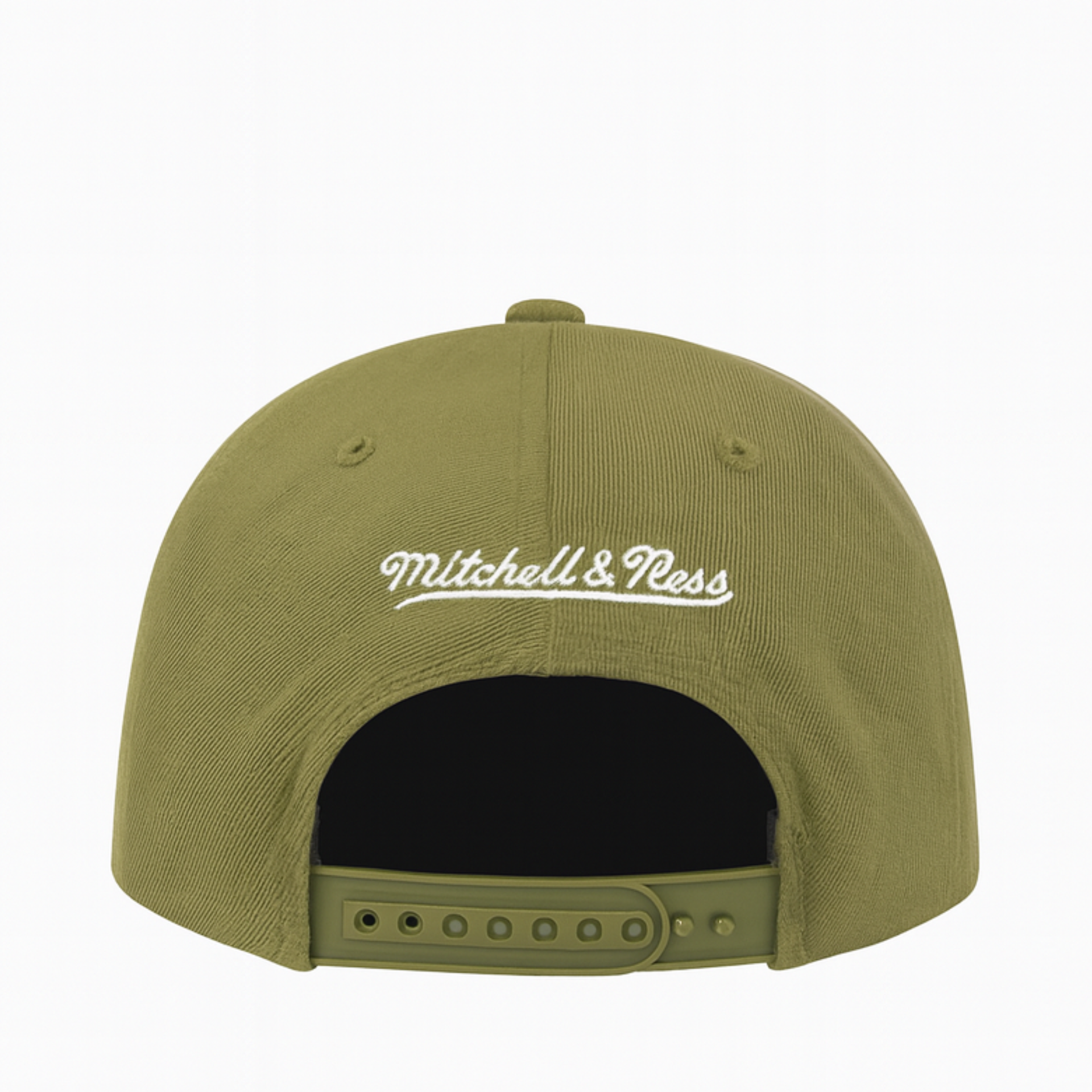 back of Los Angeles Dodgers Fashion Basic 60th Anniversary Olive Original Fit Snapback