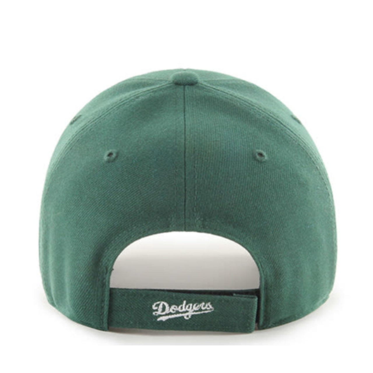 back of 47 Brand Los Angeles Dodgers Dark Green MVP Adjustable Hat