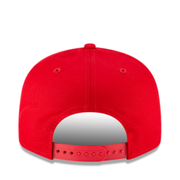 Back of New Era Tampa Bay Buccaneers Red 9FIFTY Snapback