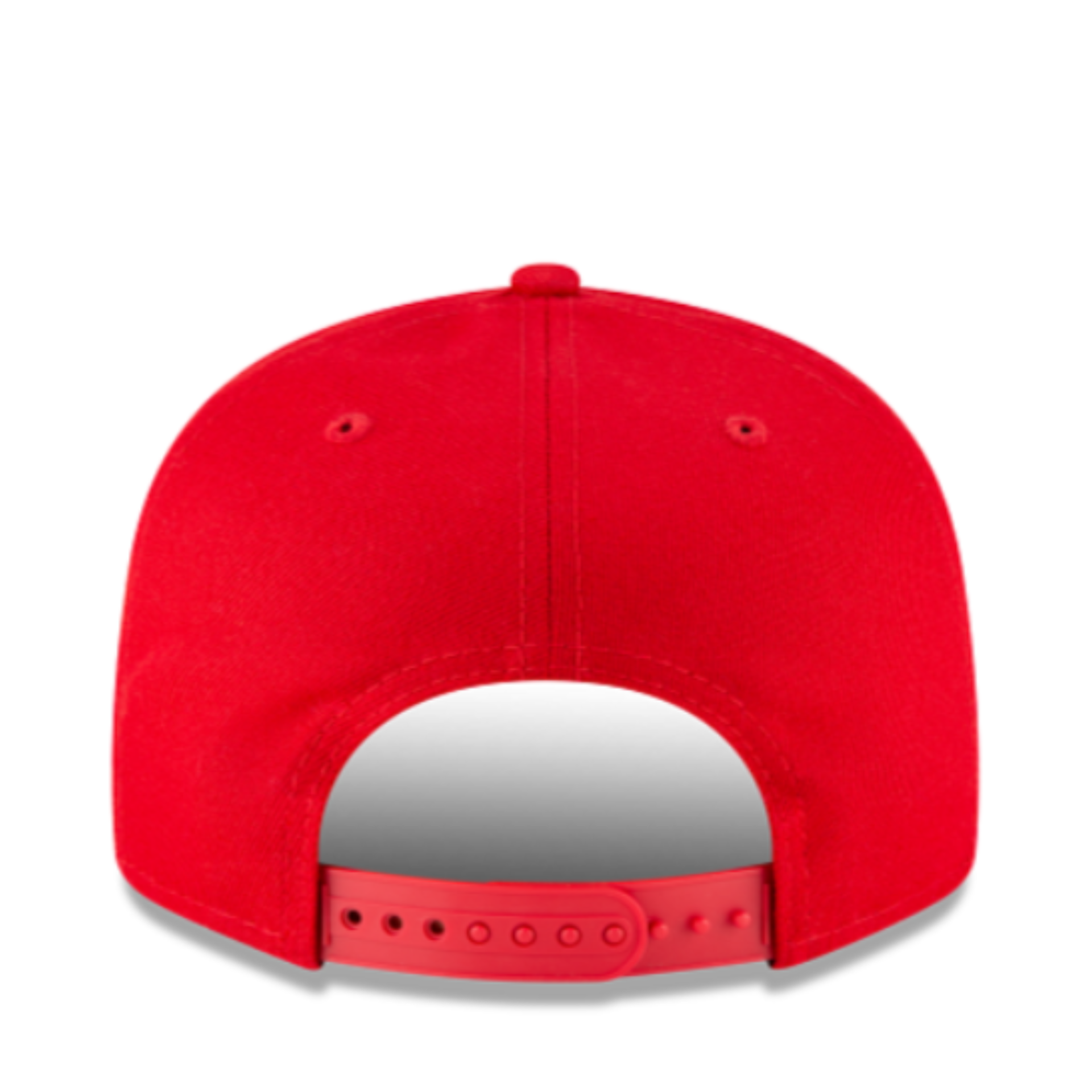 Back of New Era Tampa Bay Buccaneers Red 9FIFTY Snapback