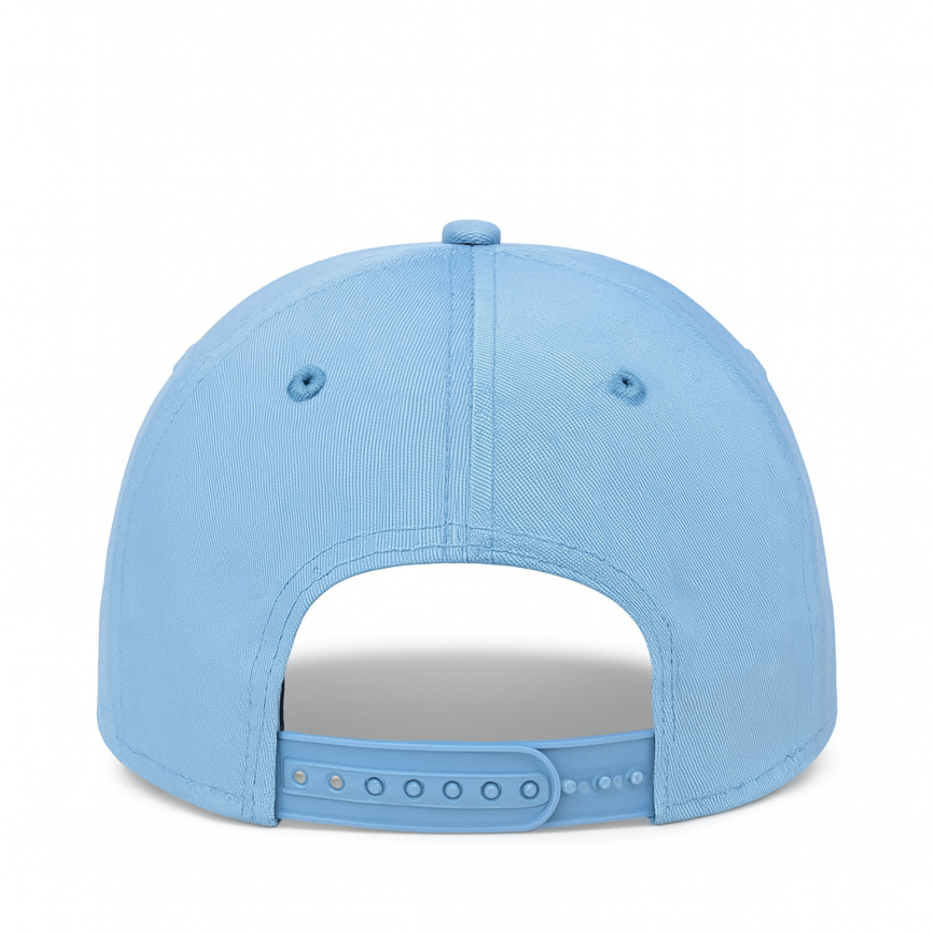 back of New Era Los Angeles Dodgers Sky Blue 9FORTY A-Frame Snapback Hat