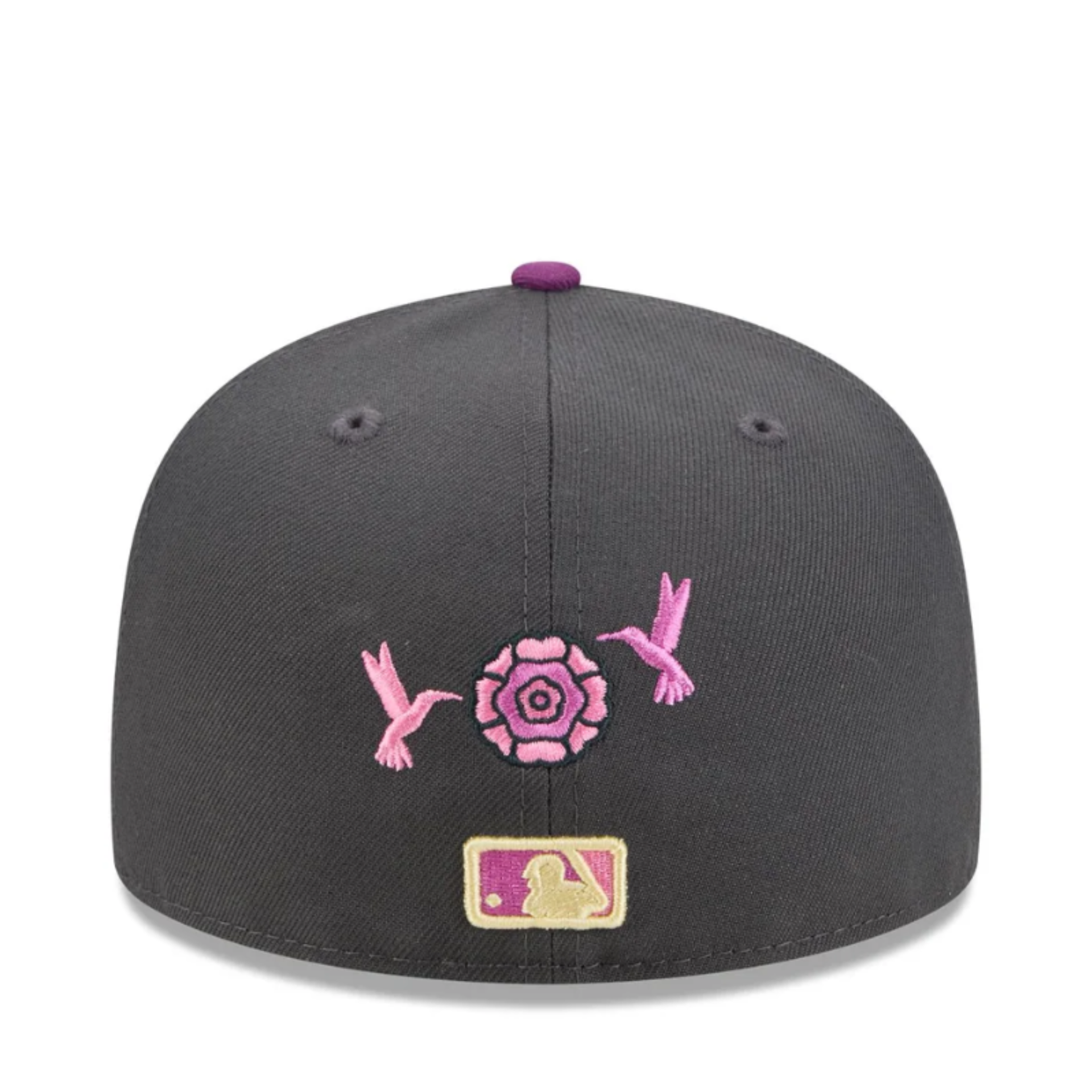 Back of New Era Chicago White Sox Day of the Dead Graphite 59FIFTY Fitted Hat