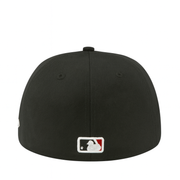 Back of YOUTH Los Angeles Dodgers City Connect Black 59FIFTY Fitted Hat