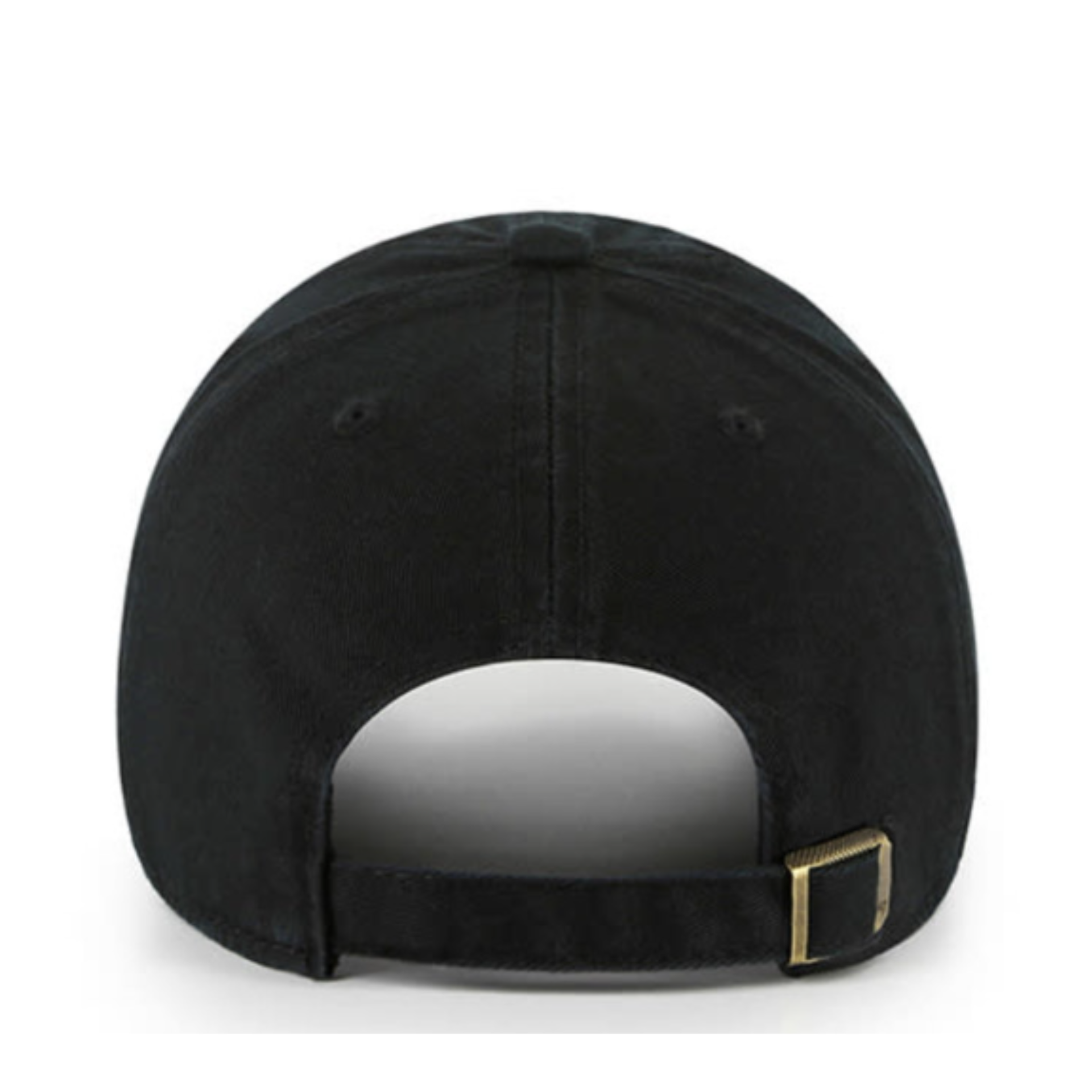 Back of 47' Brand New York Yankees Icon Black Clean Up Adjustable Strap Hat