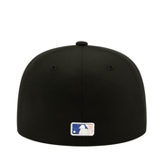 back of New Era Los Angeles Dodgers Exclusive 2025 Tokyo Series Black 59FIFTY Fitted Hat