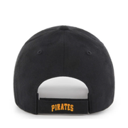 Back of 47 Pittsburgh Pirates Black MVP Adjustable Hat