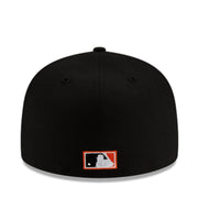 New Era Baltimore Orioles 50TH Anniversary Black 59Fifty Fitted Hat back view