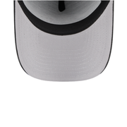 Gray Under Visor of New Era Baltimore Ravens Black A-Frame 9FORTY Snapback Hat