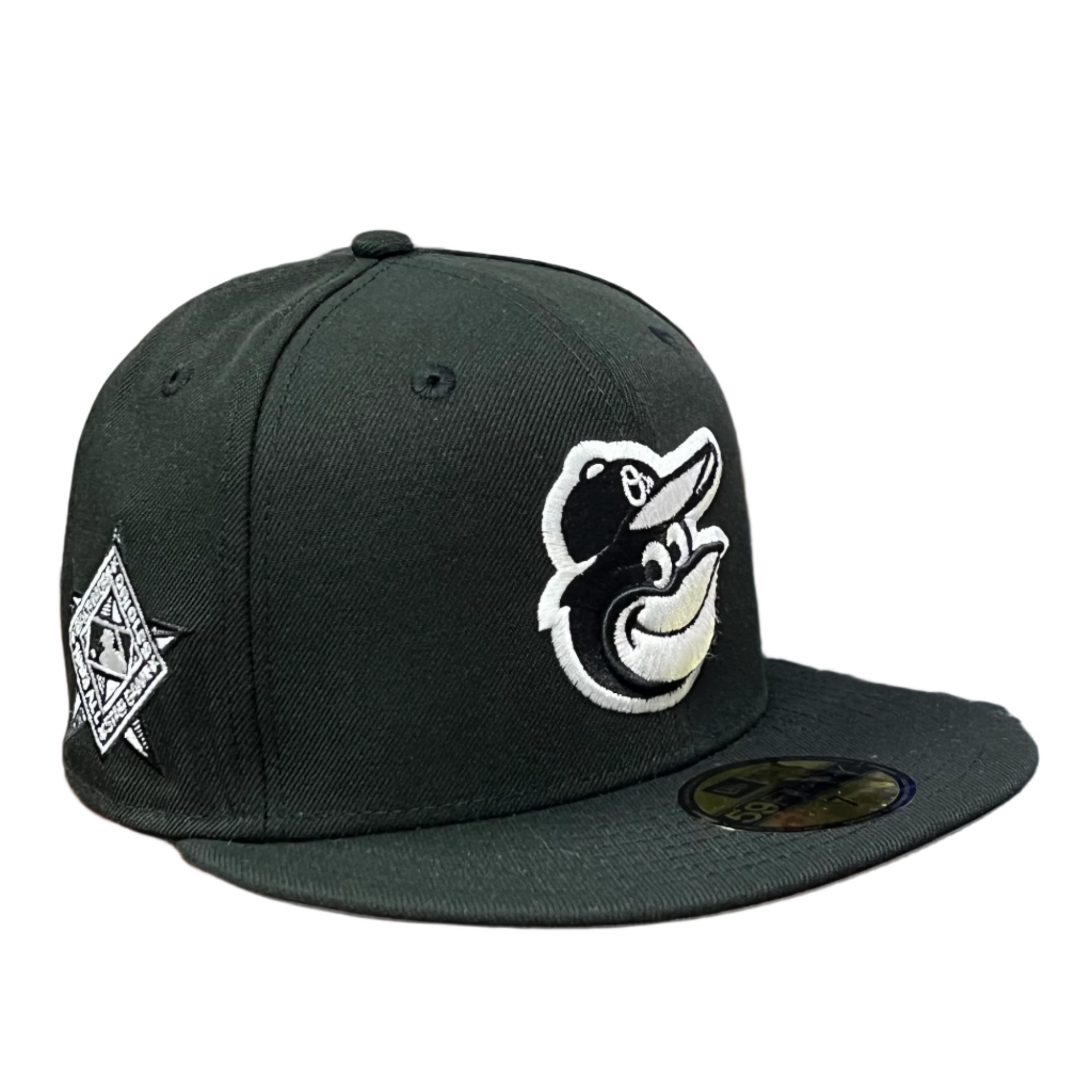 New Era Baltimore Orioles Black and White 59FIFTY Fitted Hat