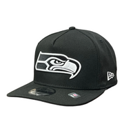 New Era Seattle Seahawks Black 9FIFTY A-Frame Snapback Hat