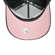 pink bottom of Los Angeles Dodgers 60th Rose 9FORTY A-Frame Snapback