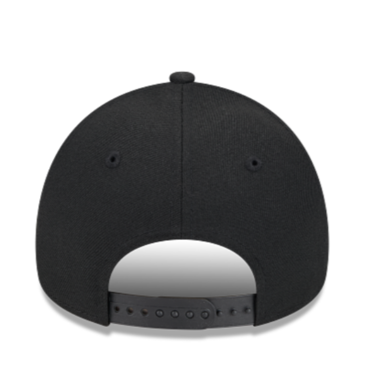 Back of Las Vegas Raiders Script Black A-Frame 9FORTY Snapback