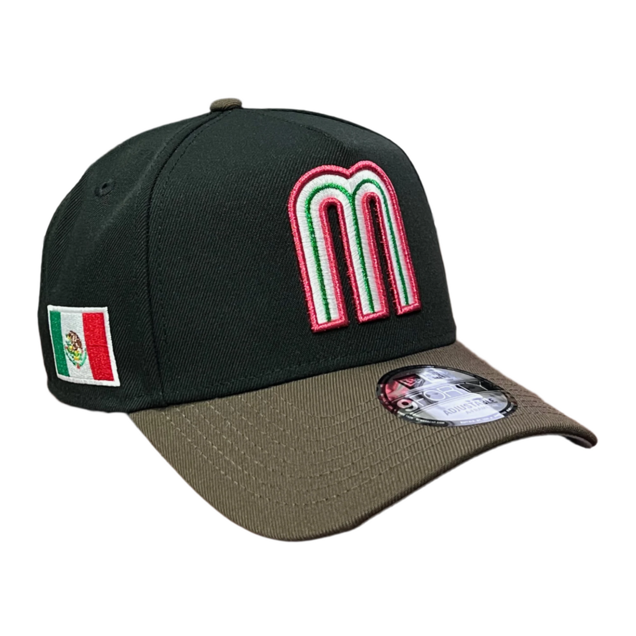 New Era Mexico Black Brown 9FORTY A-Frame Snapback